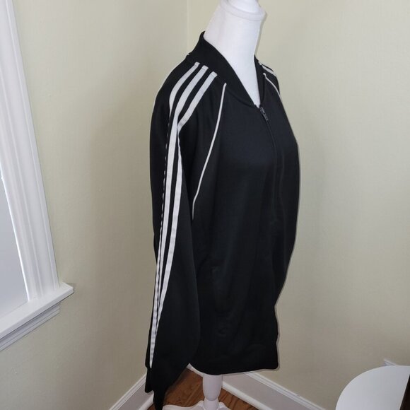 Adidas Adicolor Classics SST Track Jacket Black W/White Stripes Women's Size XL - Picture 8 of 16